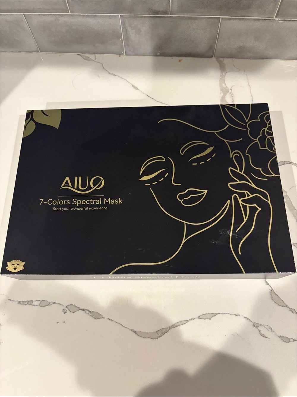 AUIO LED face red light mask